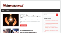 Desktop Screenshot of malamessomal.it